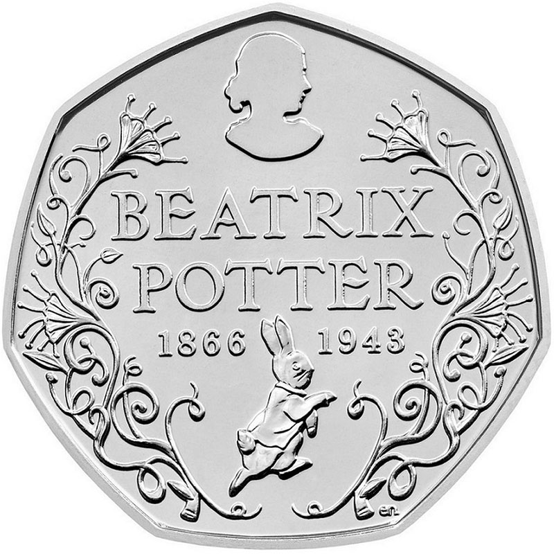 beatrix-potter-portrait-50p-rare-50p-coins-worth-dates-designs-value
