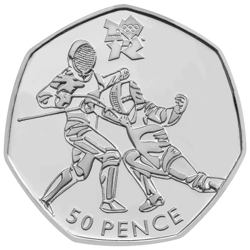 2011 Fencing Olympic 50p